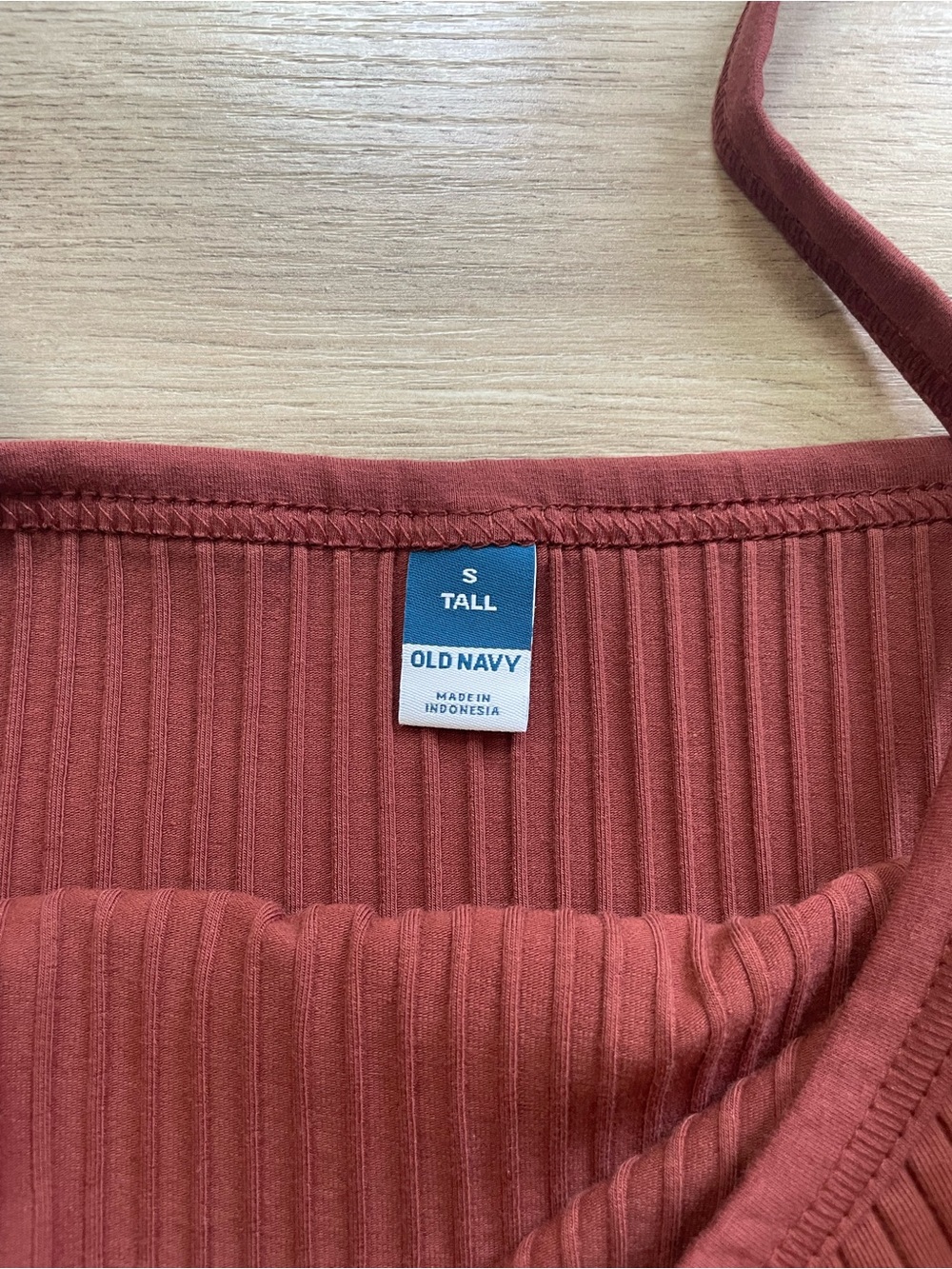 Old Navy Ribbed Double Tank Set - Mauve and Rust - Picture 3 of 3